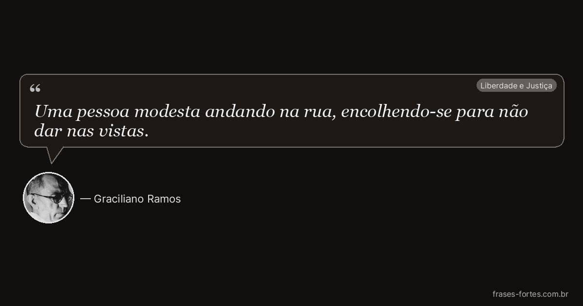 Frase de Graciliano Ramos