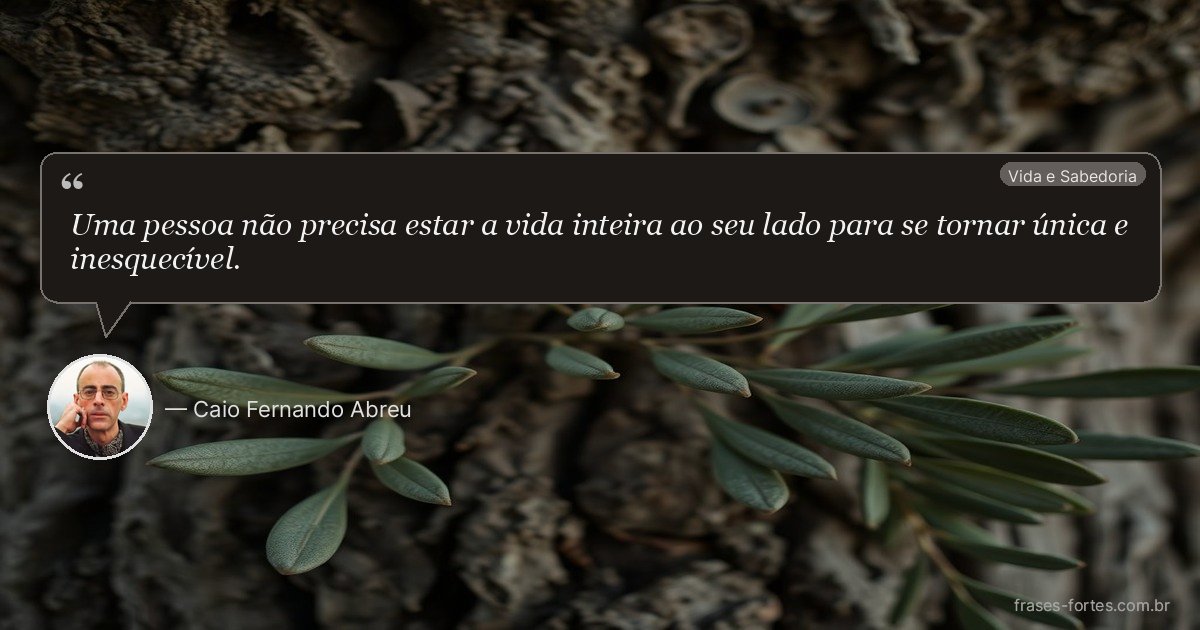 Frase de Caio Fernando Abreu