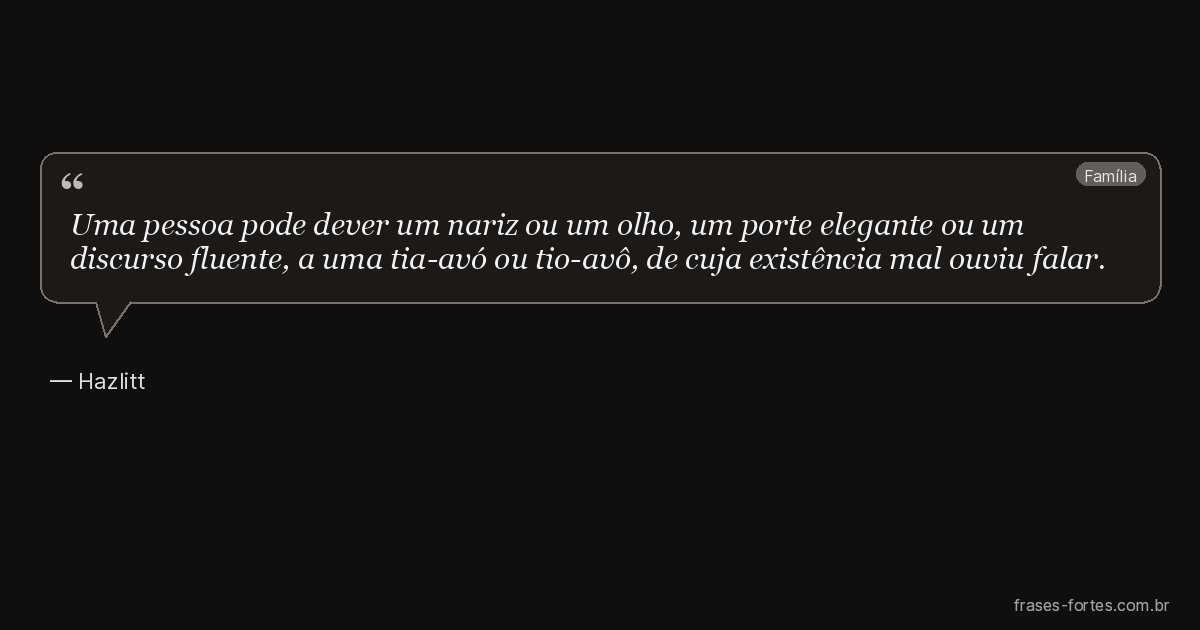 Frase de Hazlitt