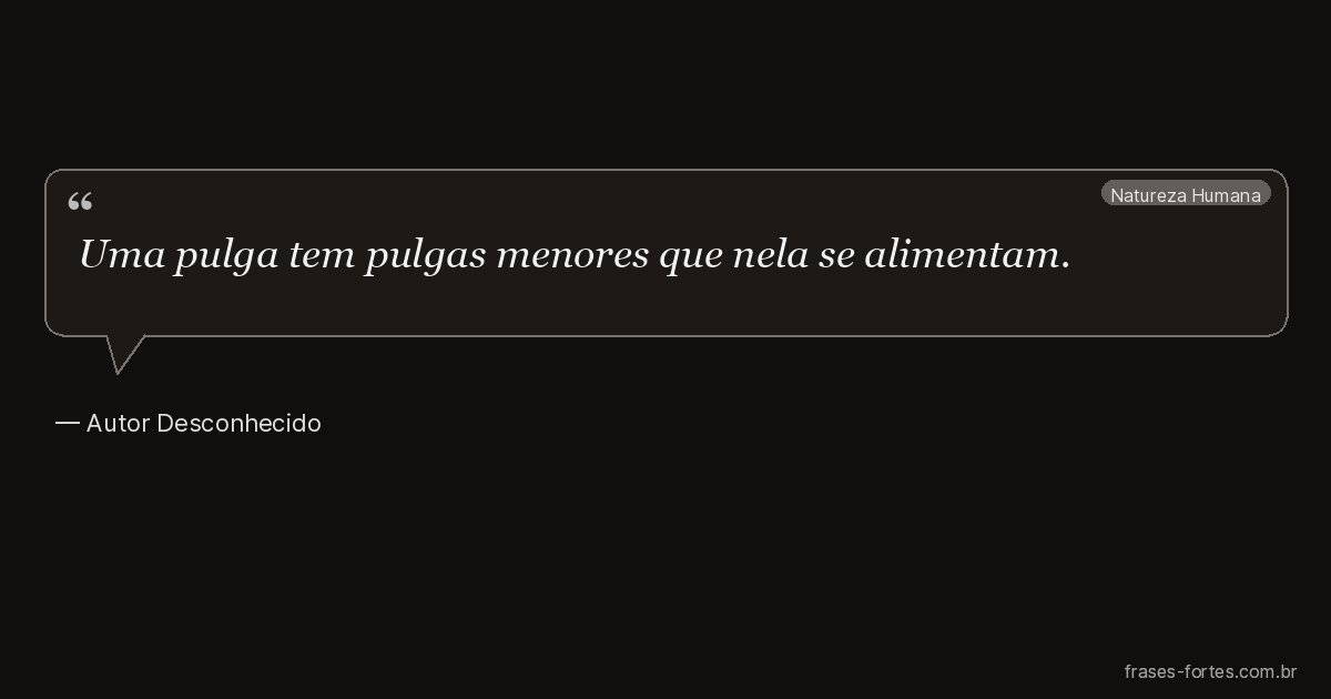 Frase de Autor Desconhecido