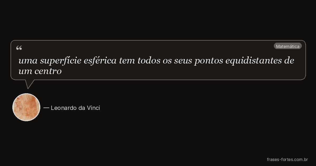 Frase de Leonardo da Vinci