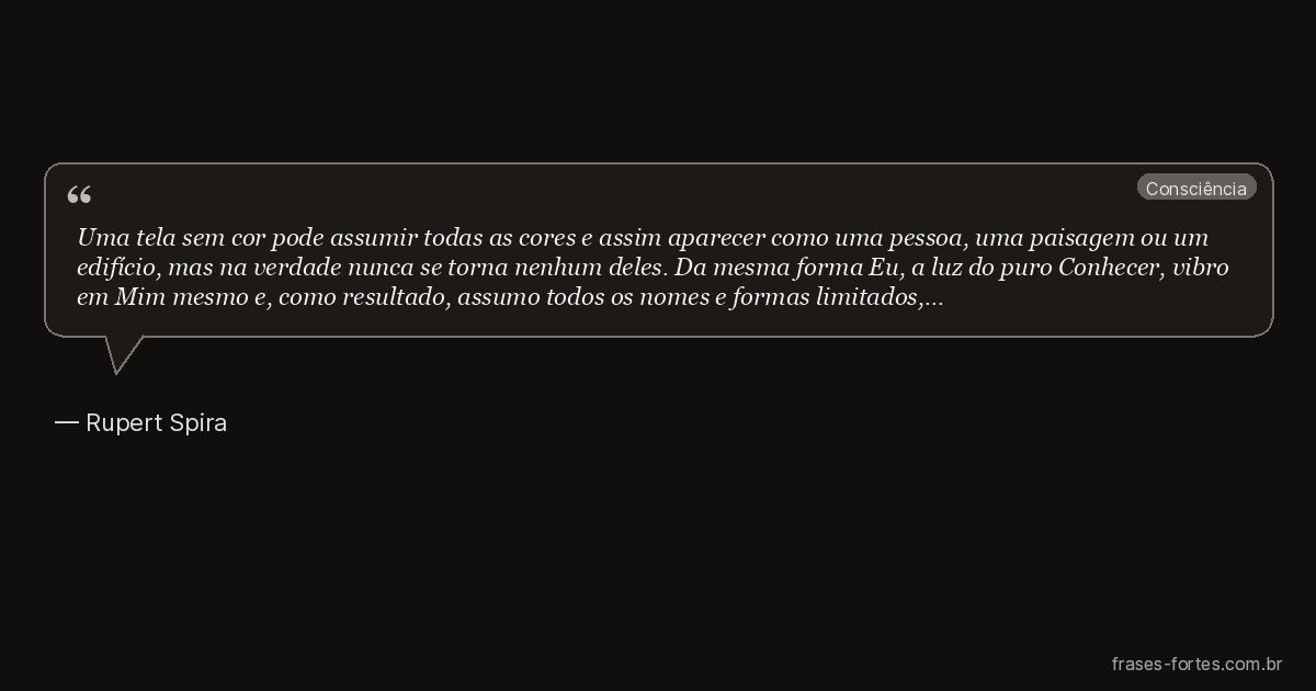 Frase de Rupert Spira