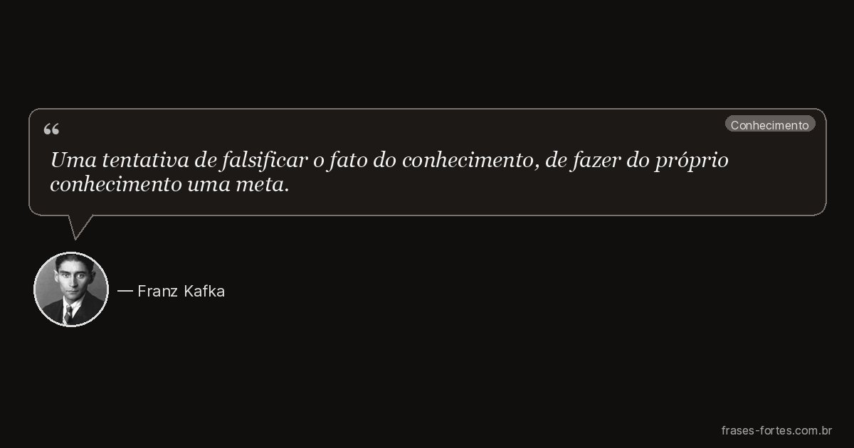 Frase de Franz Kafka