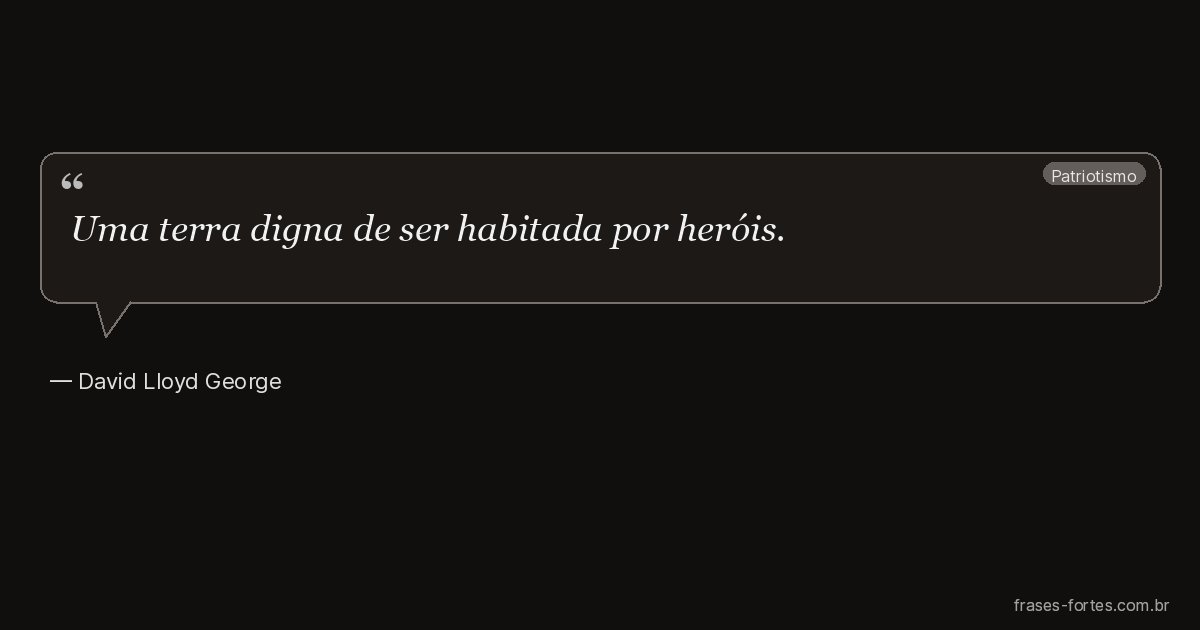 Frase de David Lloyd George