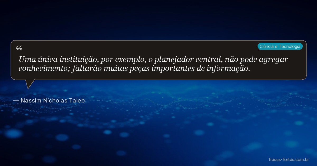 Frase de Nassim Nicholas Taleb