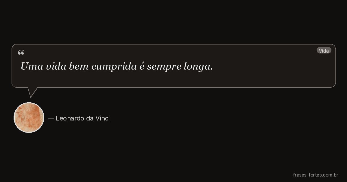 Frase de Leonardo da Vinci