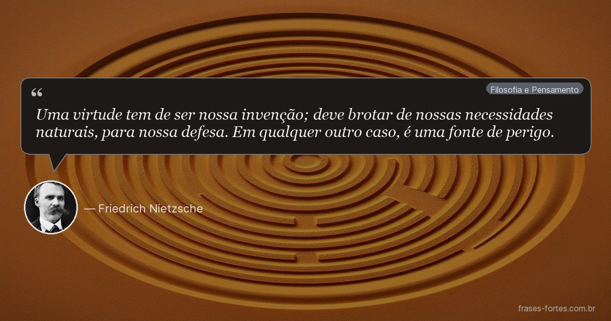 Frase de Friedrich Nietzsche