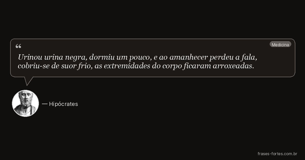 Frase de Hipócrates