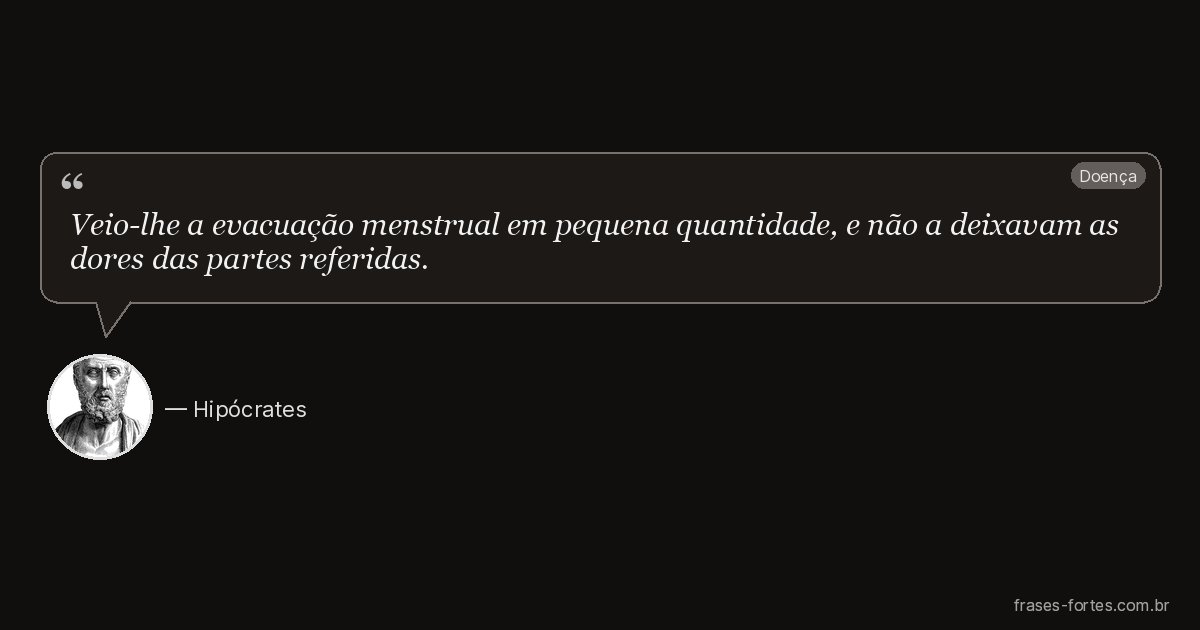 Frase de Hipócrates