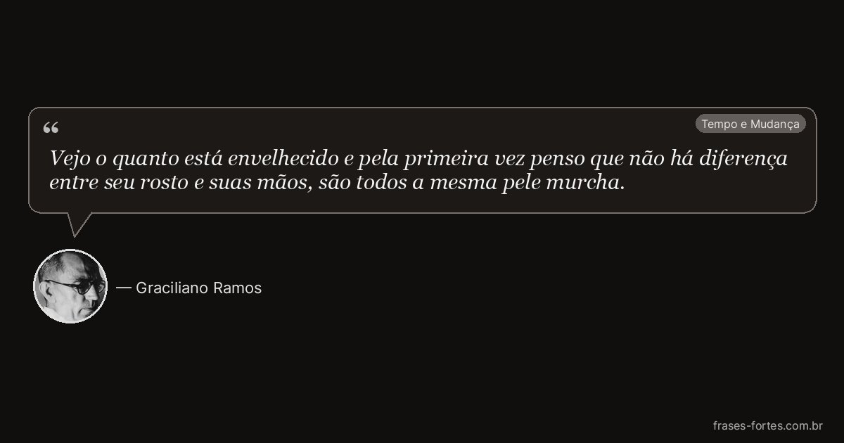 Frase de Graciliano Ramos