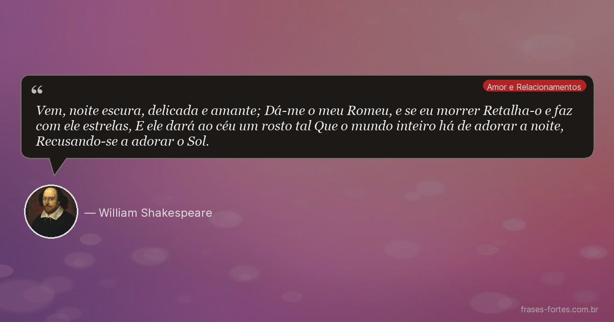 Frase de William Shakespeare