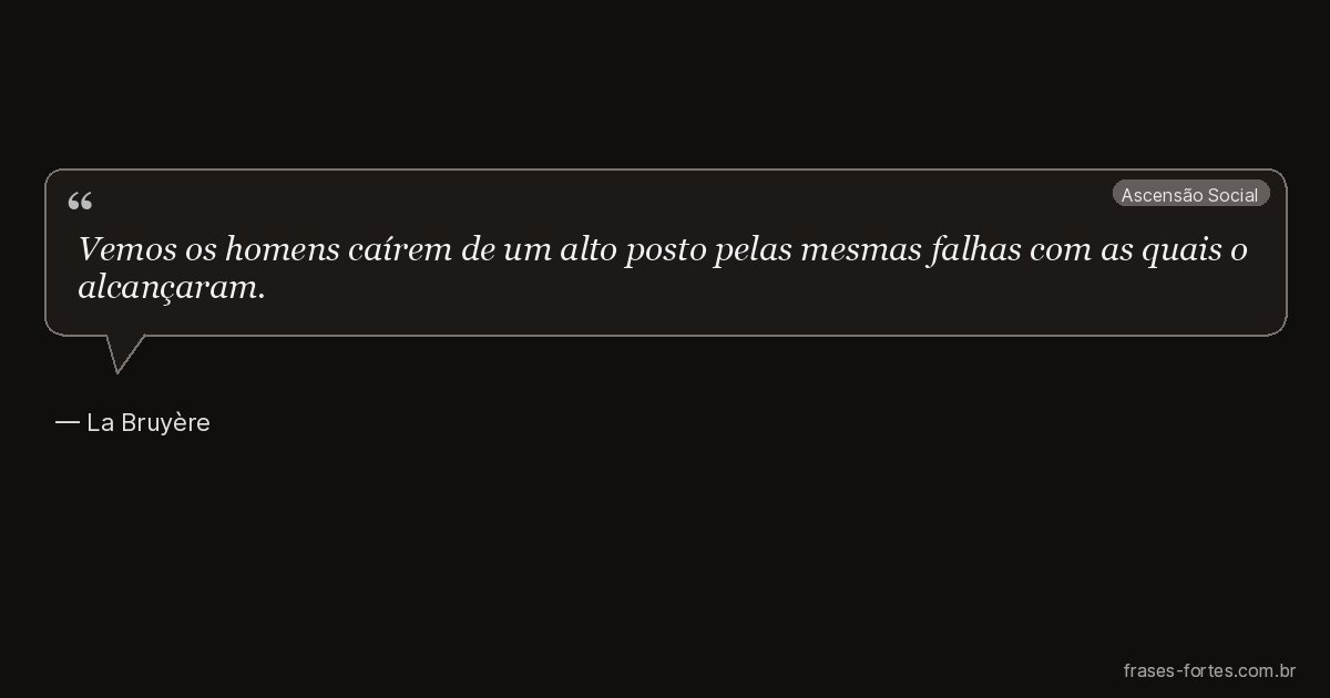 Frase de La Bruyère