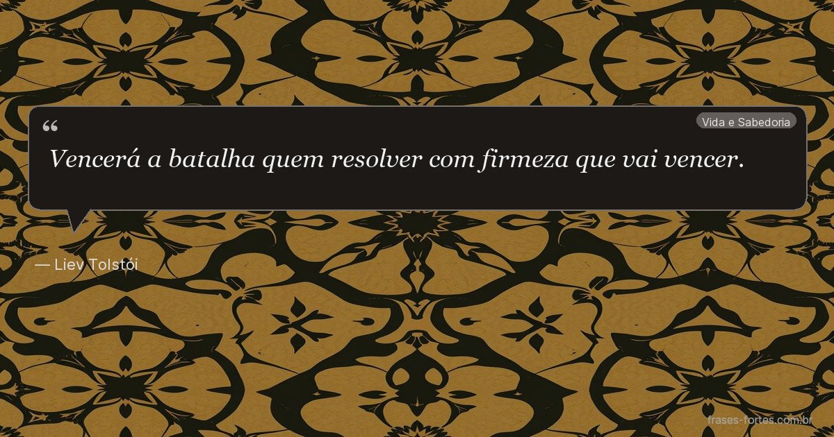 Frase de Liev Tolstói