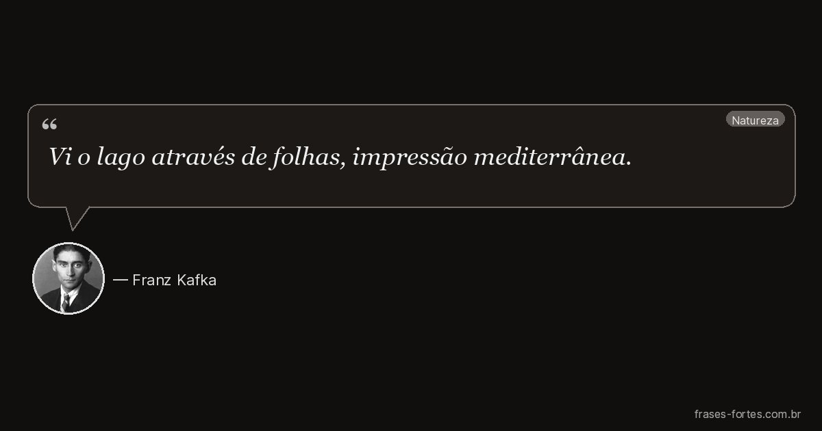 Frase de Franz Kafka