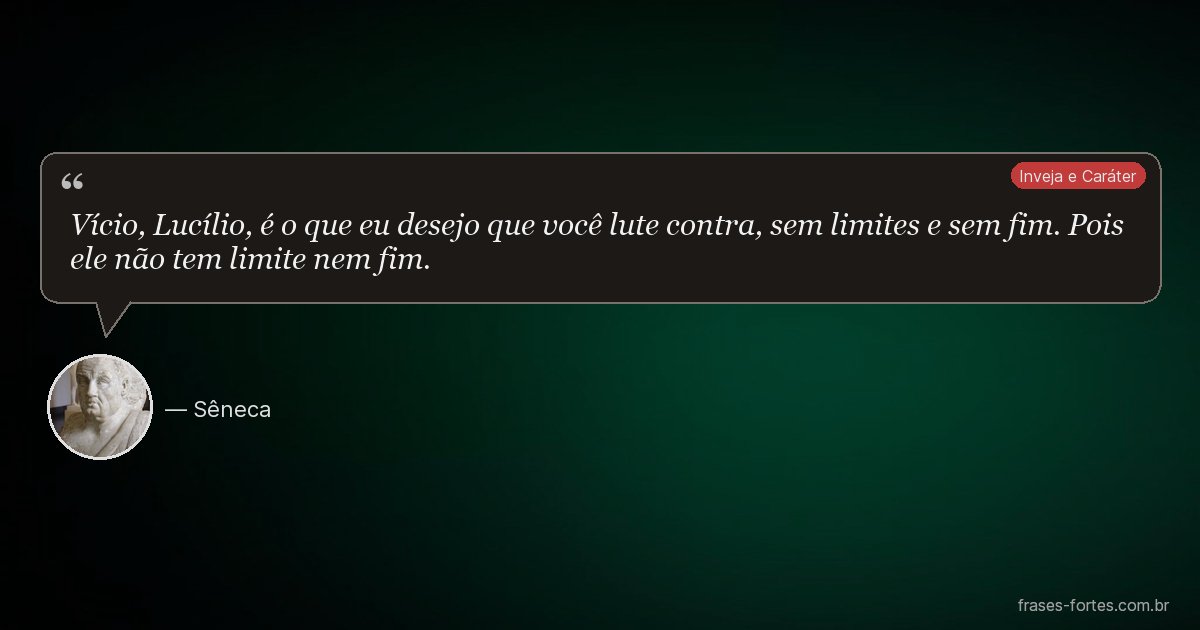 Frase de Sêneca