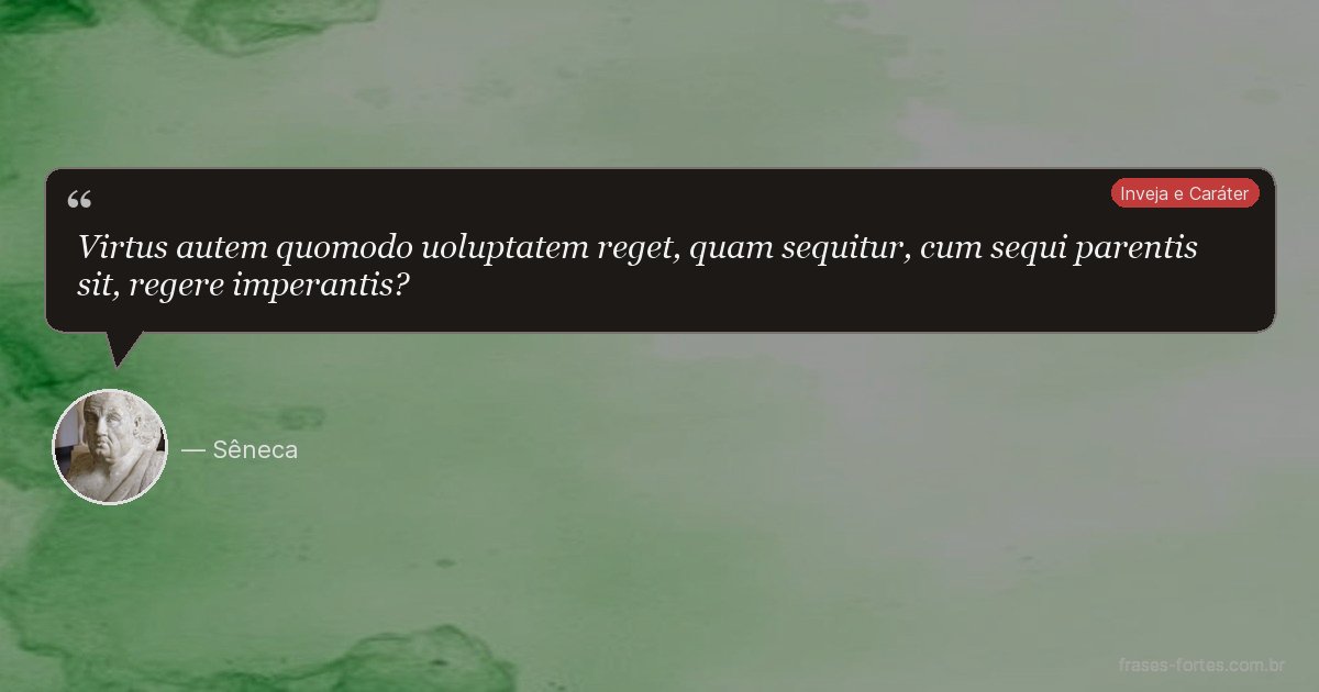 Frase de Sêneca