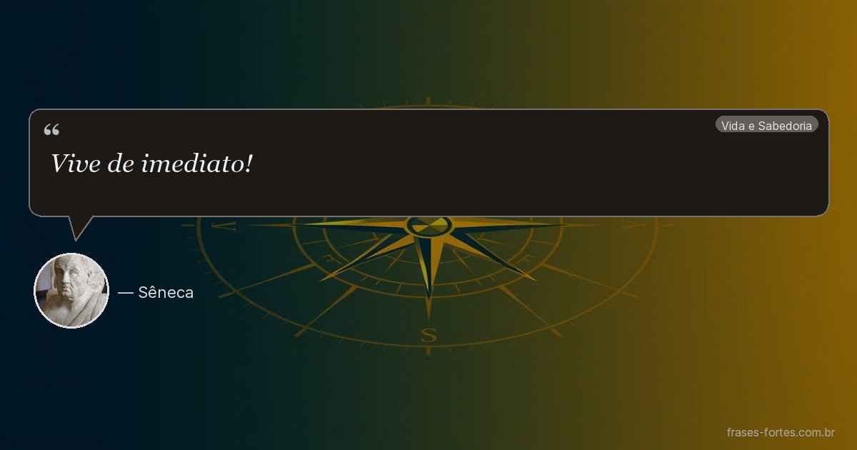 Frase de Sêneca