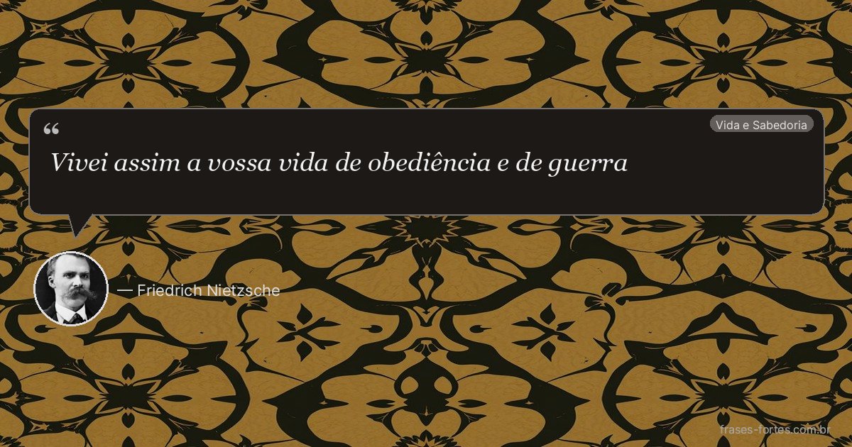 Frase de Friedrich Nietzsche