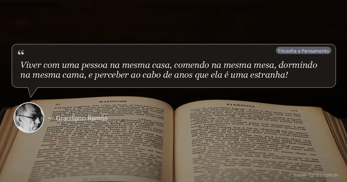 Frase de Graciliano Ramos