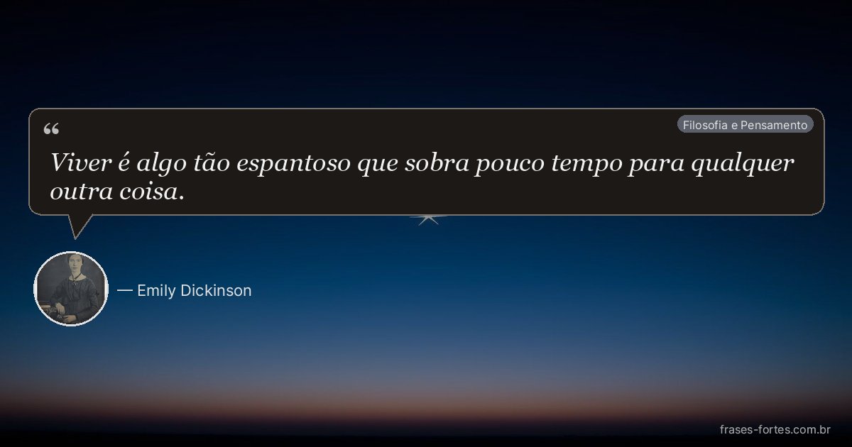 Frase de Emily Dickinson