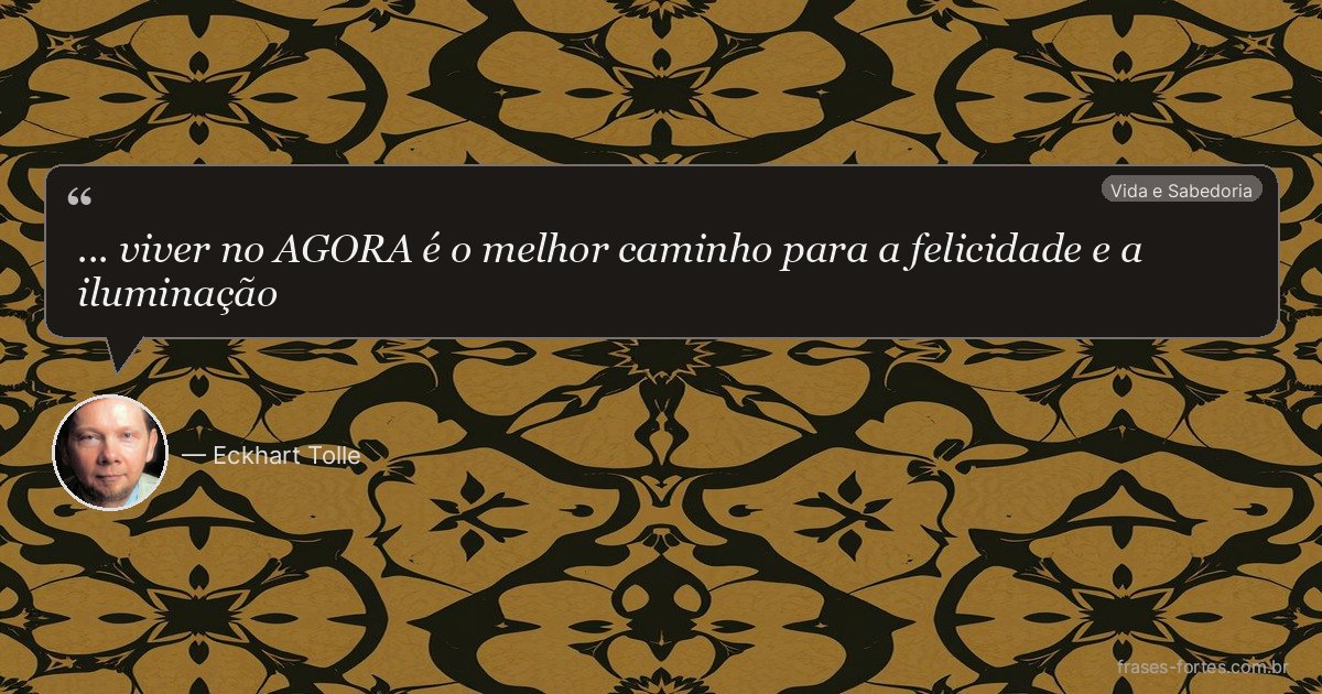 Frase de Eckhart Tolle