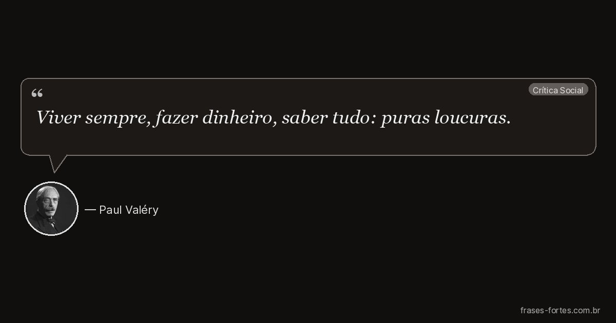 Frase de Paul Valéry