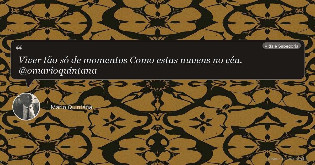 Frase de Mario Quintana