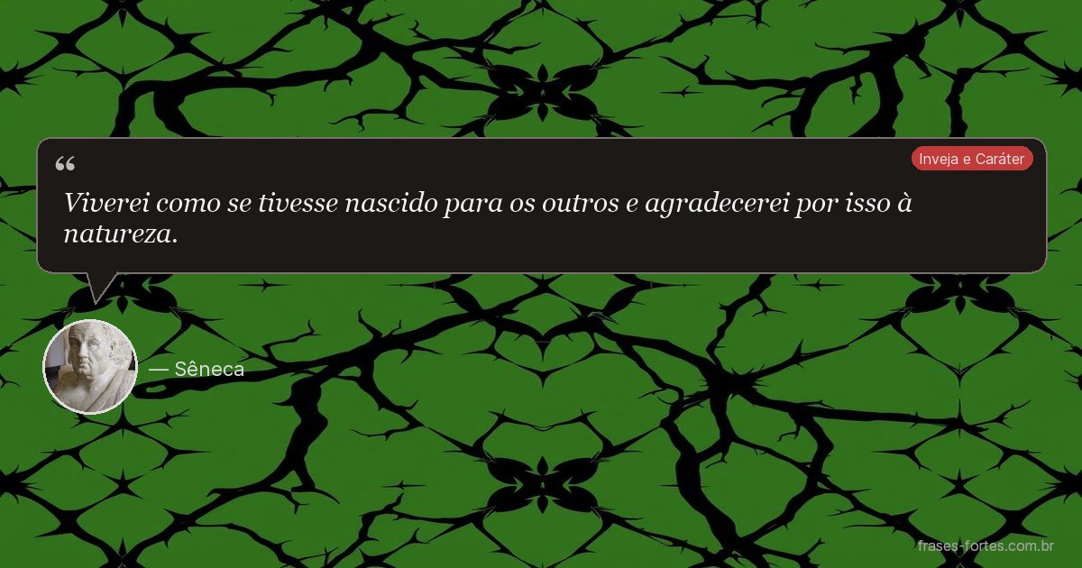 Frase de Sêneca