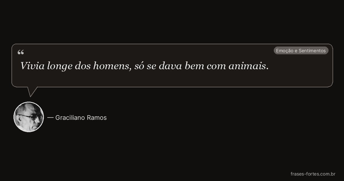 Frase de Graciliano Ramos