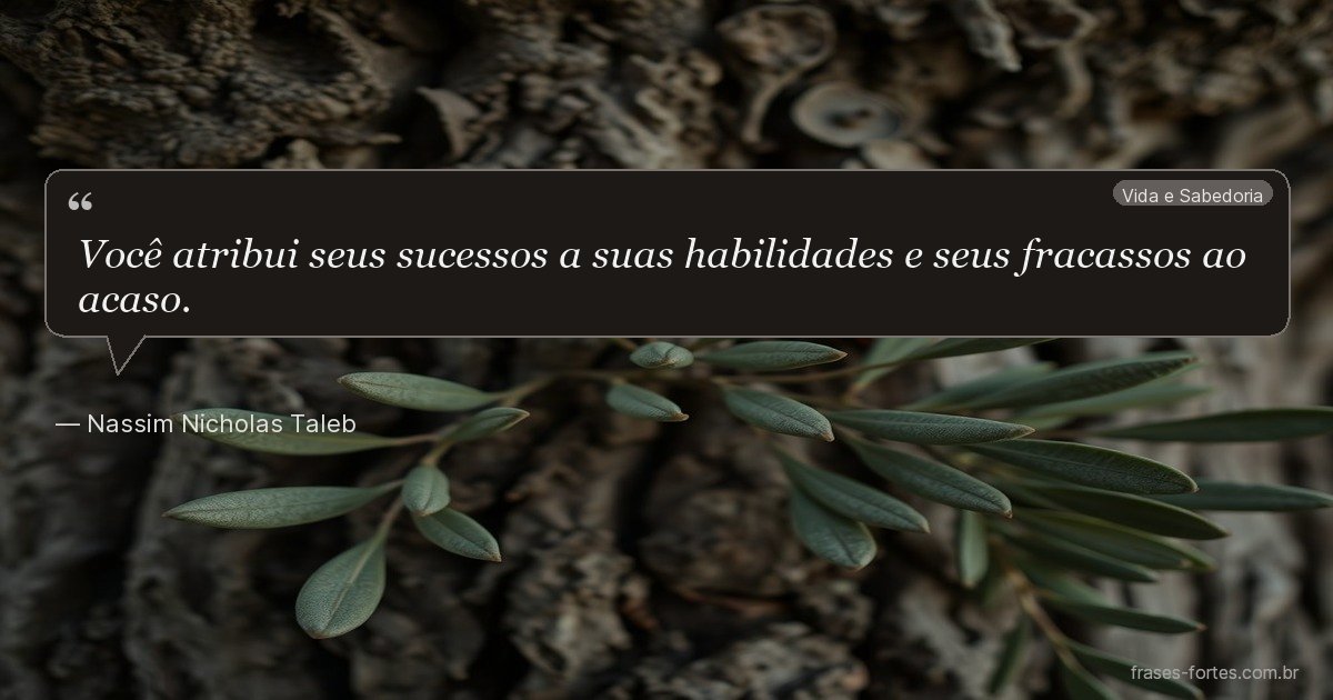 Frase de Nassim Nicholas Taleb