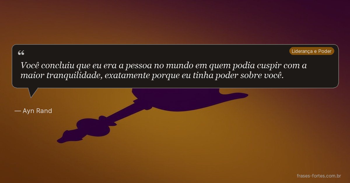 Frase de Ayn Rand