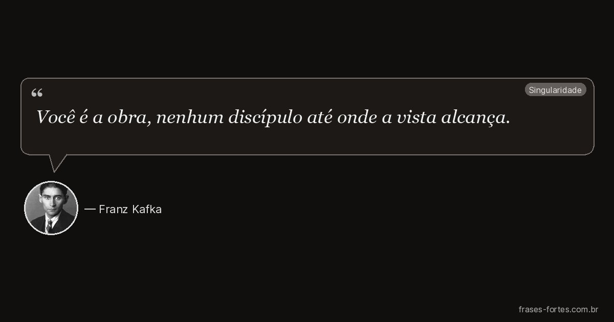 Frase de Franz Kafka