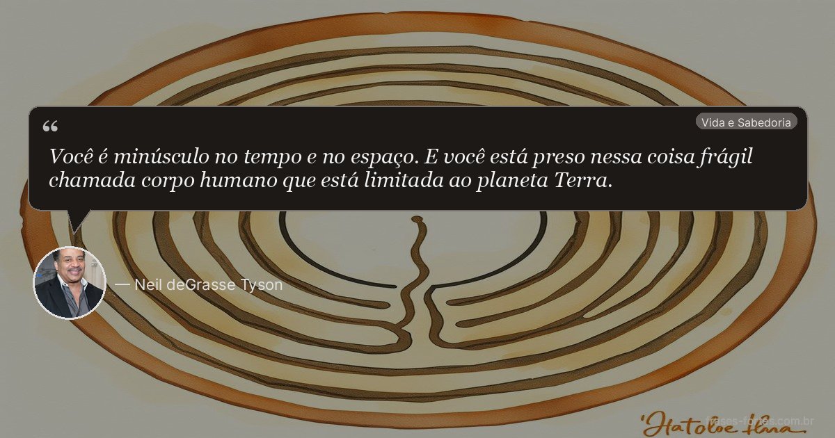 Frase de Neil deGrasse Tyson