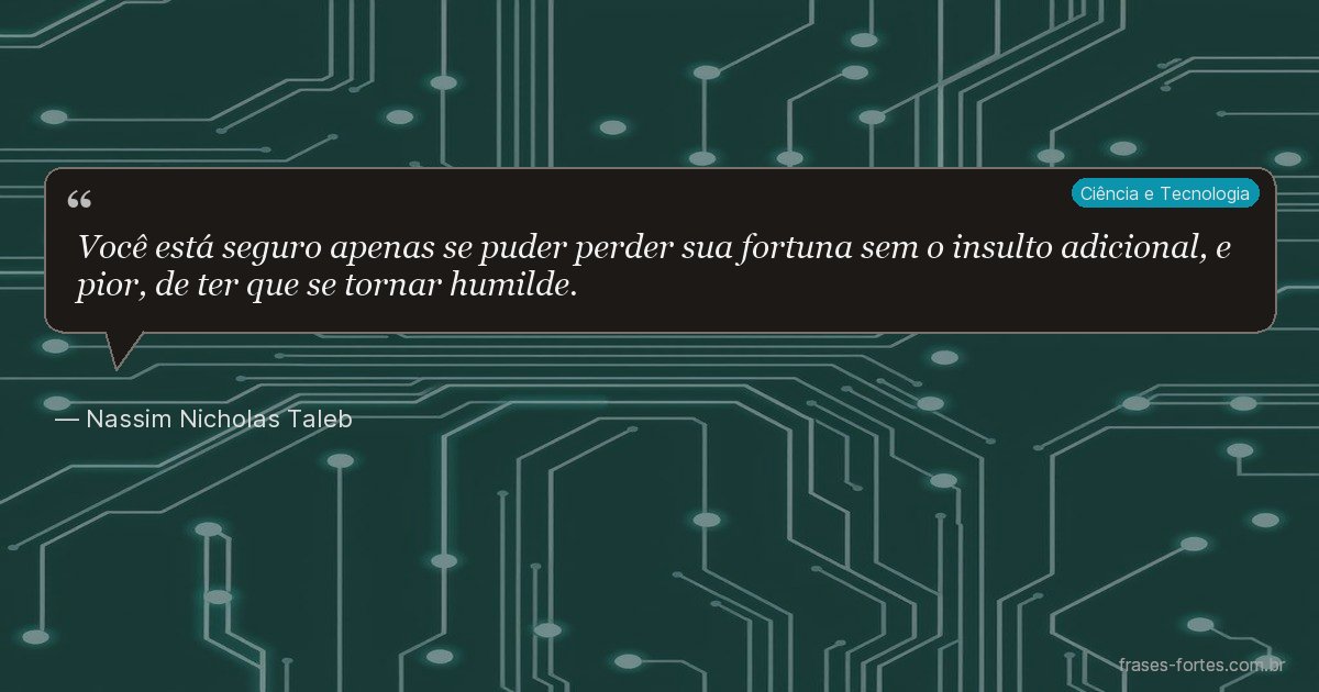 Frase de Nassim Nicholas Taleb