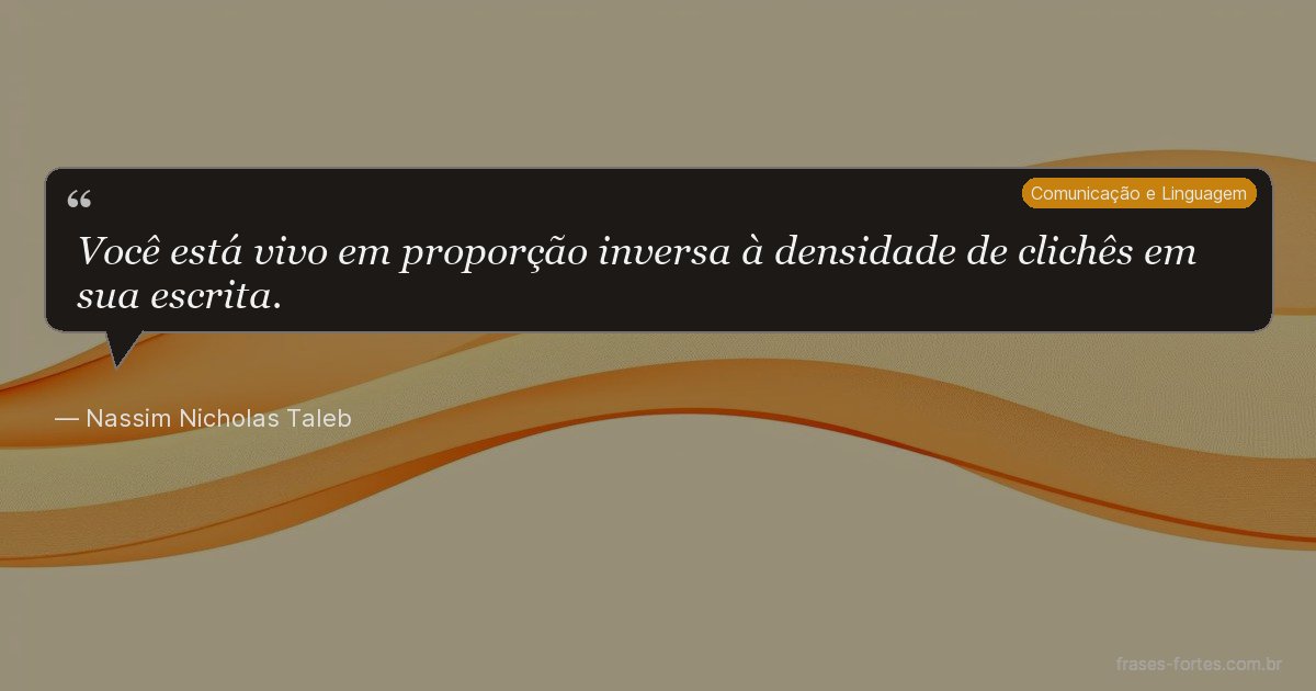 Frase de Nassim Nicholas Taleb