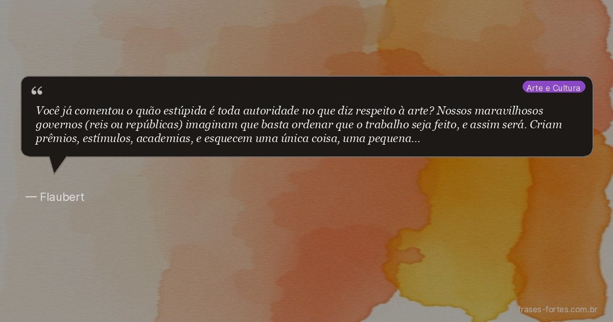Frase de Flaubert