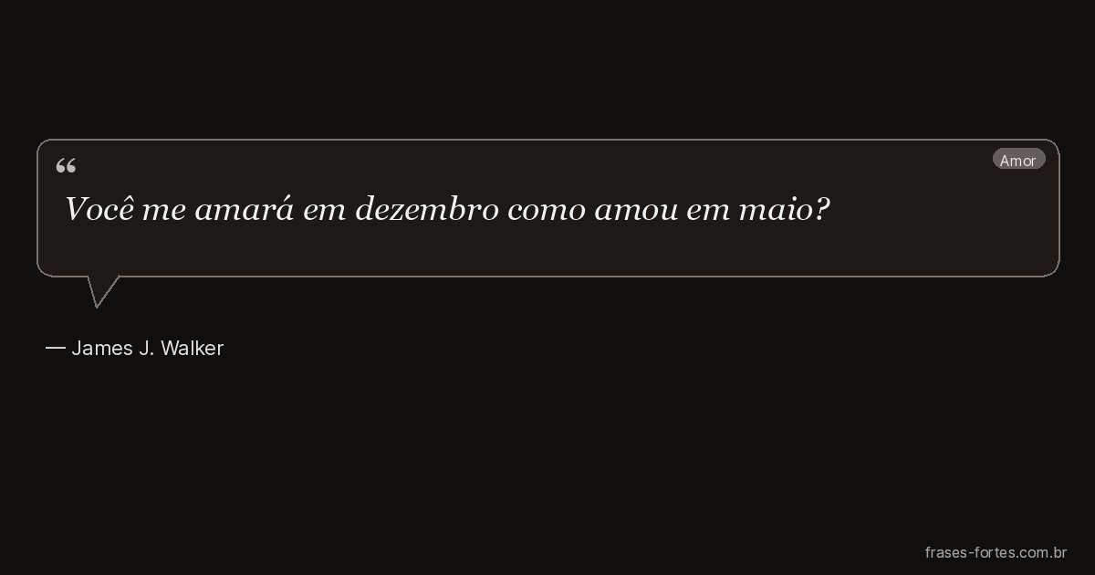 Frase de James J. Walker