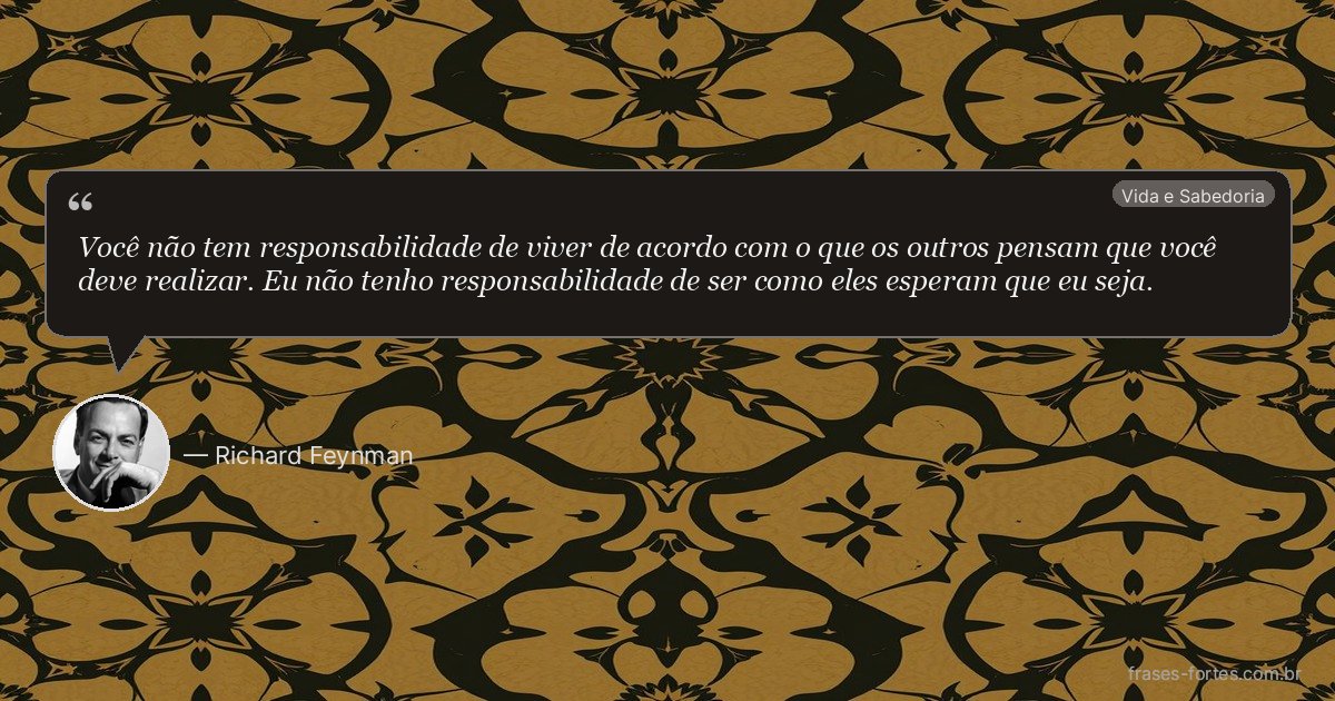 Frase de Richard Feynman