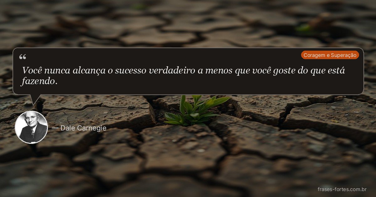 Frase de Dale Carnegie