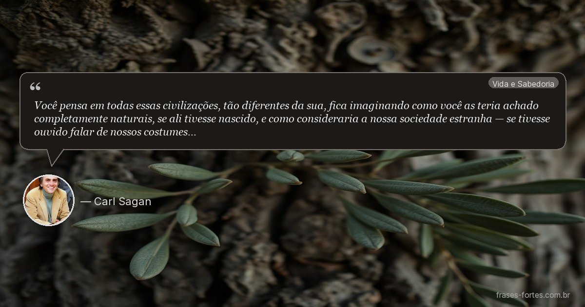 Frase de Carl Sagan