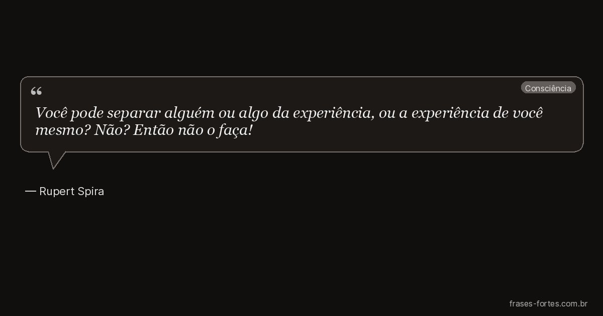 Frase de Rupert Spira