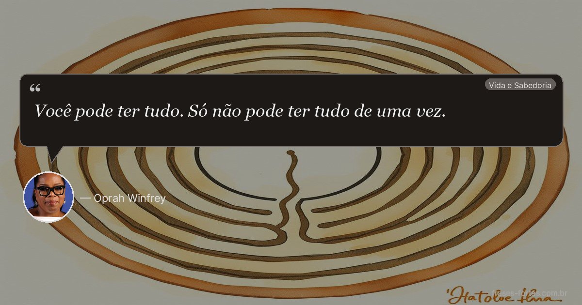 Frase de Oprah Winfrey