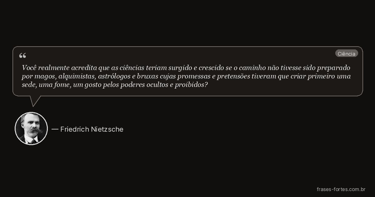 Frase de Friedrich Nietzsche