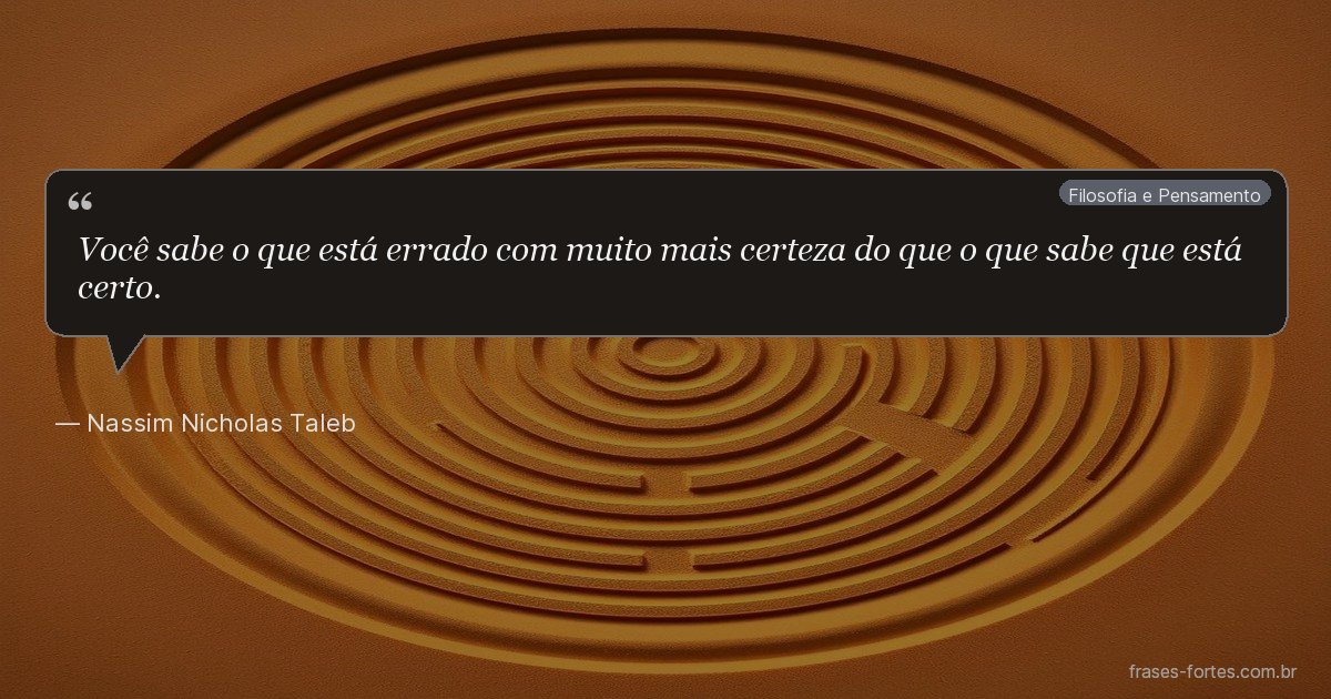 Frase de Nassim Nicholas Taleb