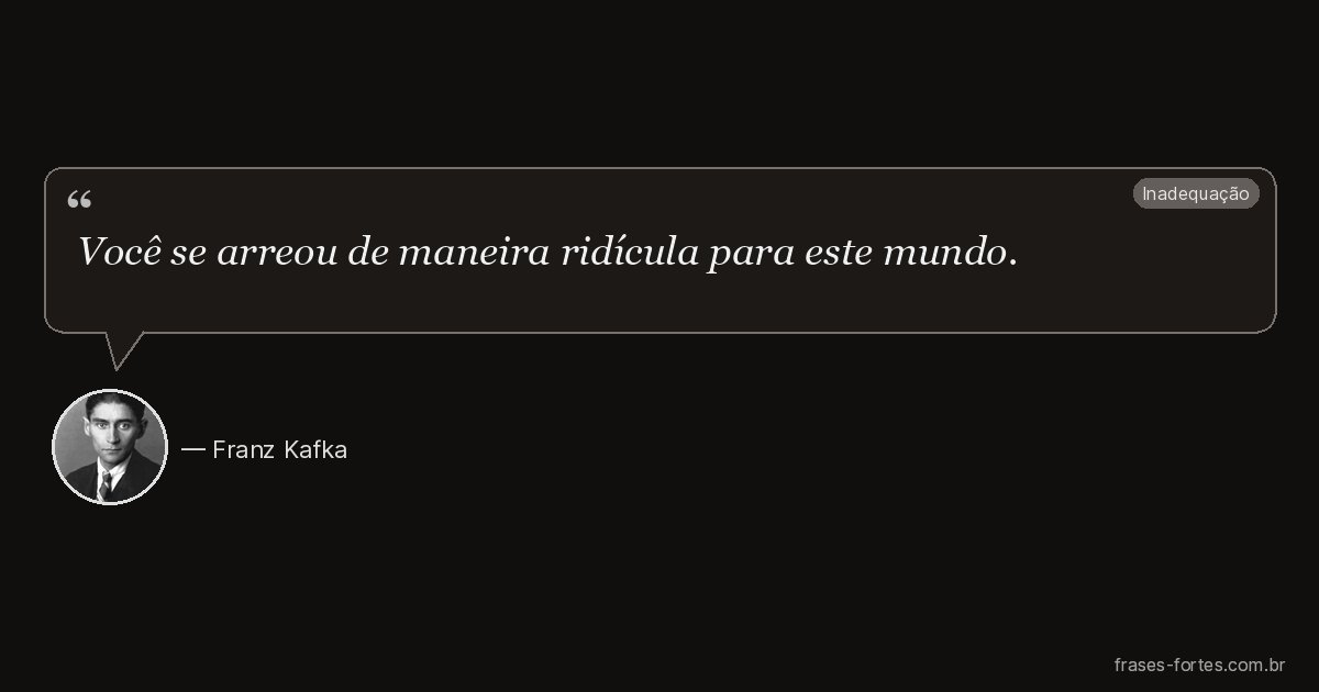 Frase de Franz Kafka