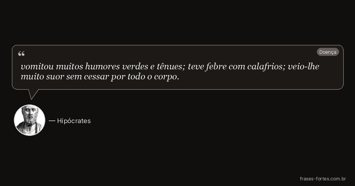 Frase de Hipócrates