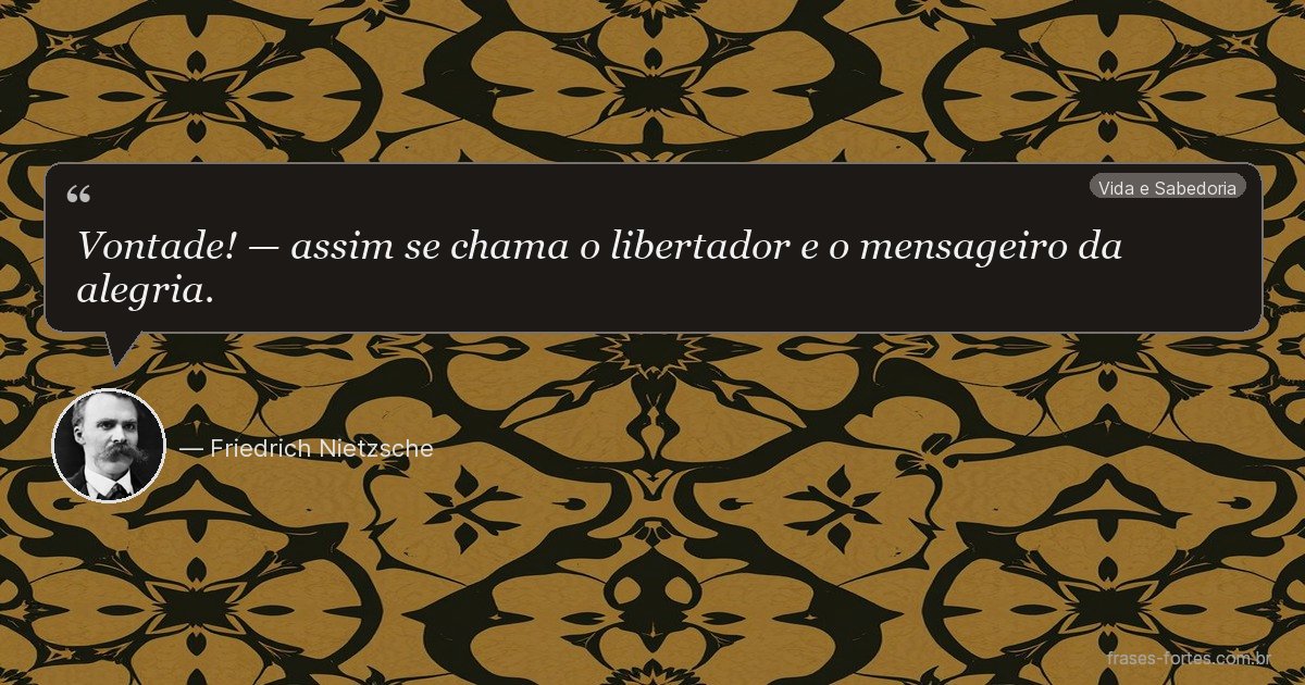 Frase de Friedrich Nietzsche