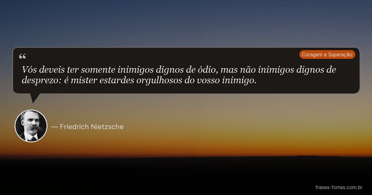 Frase de Friedrich Nietzsche