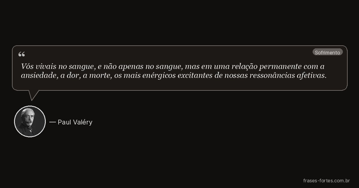 Frase de Paul Valéry